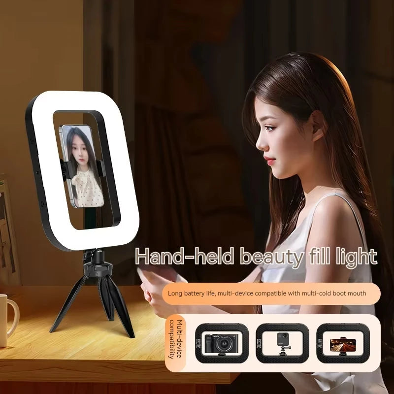 GlowCast™ LED Selfie Ring Light Stand