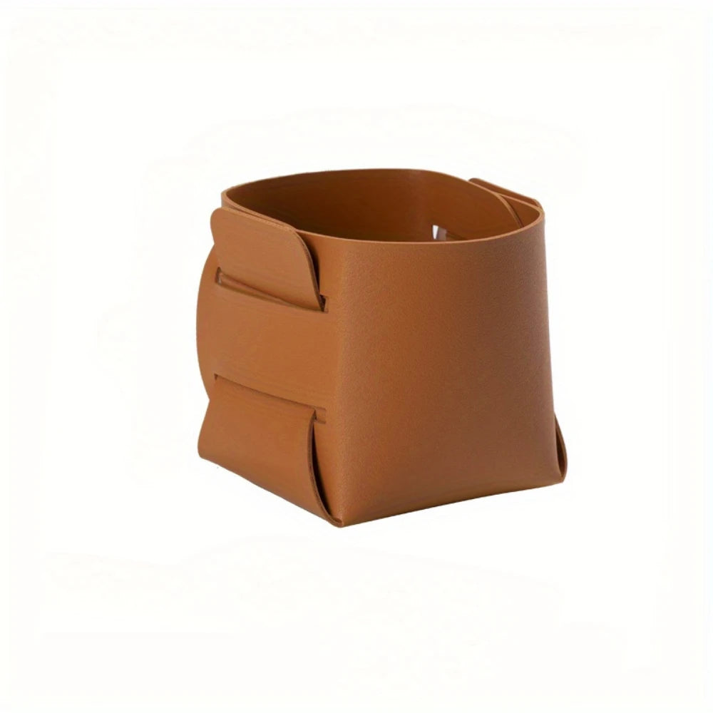 NordicOrganize™ Leather Desktop Storage Box