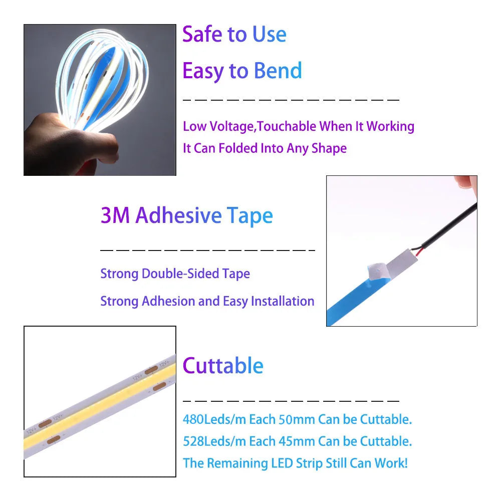 LumiFlex™ COB LED Strip Light