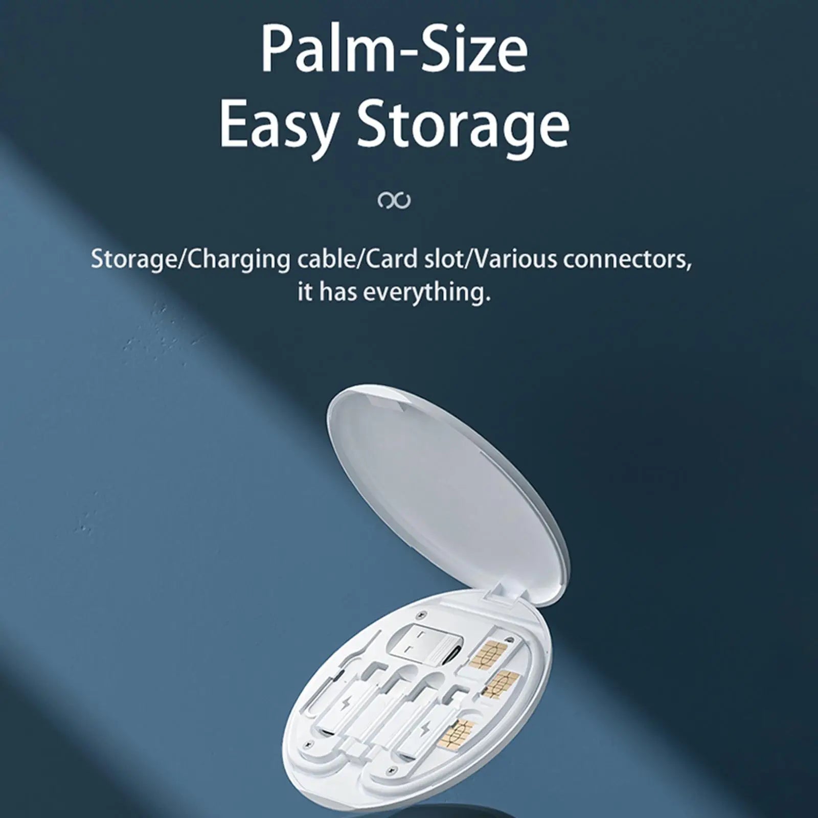 QuickCharge™ 60W USB Fast Charging Cable Storage Box