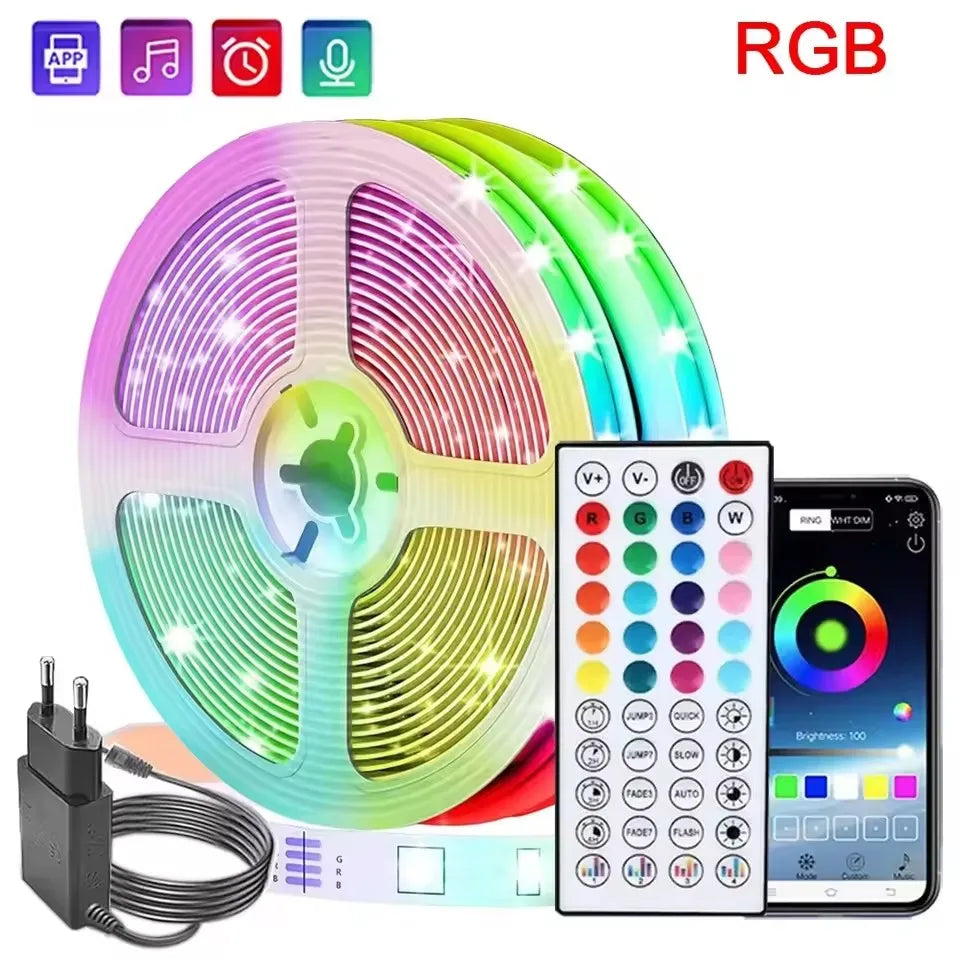 VibeGlow™ RGB LED Strip Lights