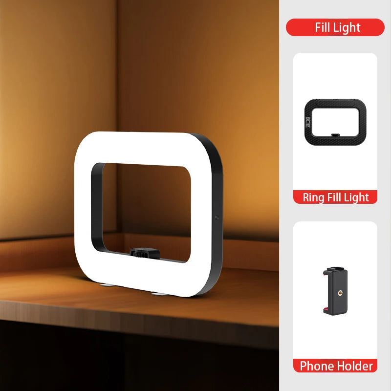 GlowCast™ LED Selfie Ring Light Stand