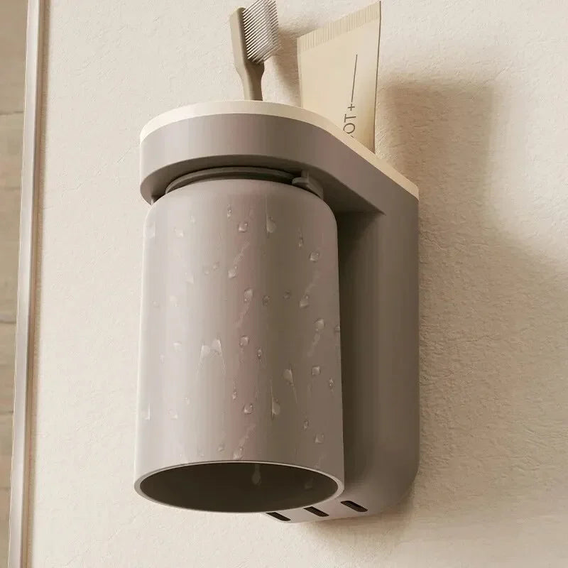 LuxOrganize™ Wall-Mounted Toothbrush Rack