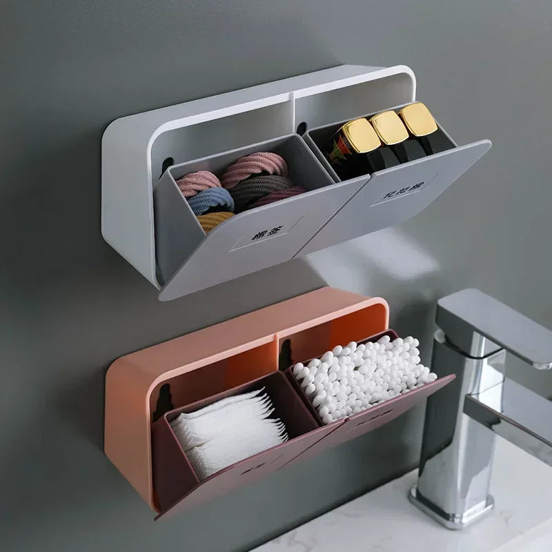 PureOrganize™ Wall-Mounted Cotton Pad Holder