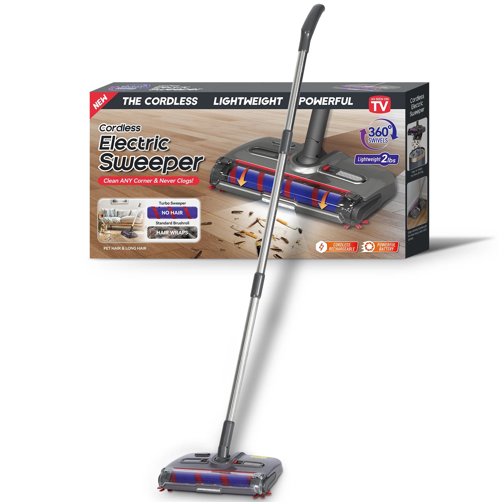 SpinClean™ Wireless Electric Floor Mop